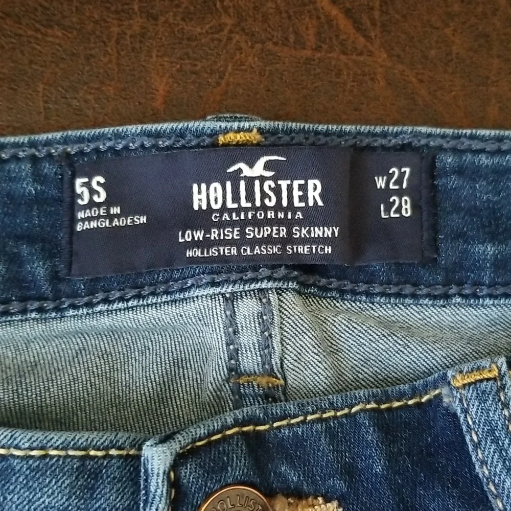 #K - 27/25 Hollister Low-rise Super Skinny Classic Stretch Sz 5S - Picture 2 of 9